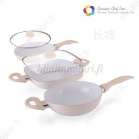 Ceramic Chef Pan Elegance Edition keitto- ja paistoastiat, 5 osaa