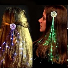 LED-kukka hiuskoriste